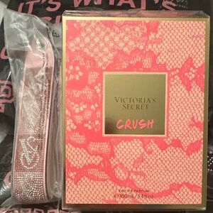 Victoria's Secret Crush Perfume3.4 oz/VS KeyChain pink strap